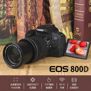 Canon/佳能EOS 800D专业入门级单反学生款照相机数码高清旅游850D