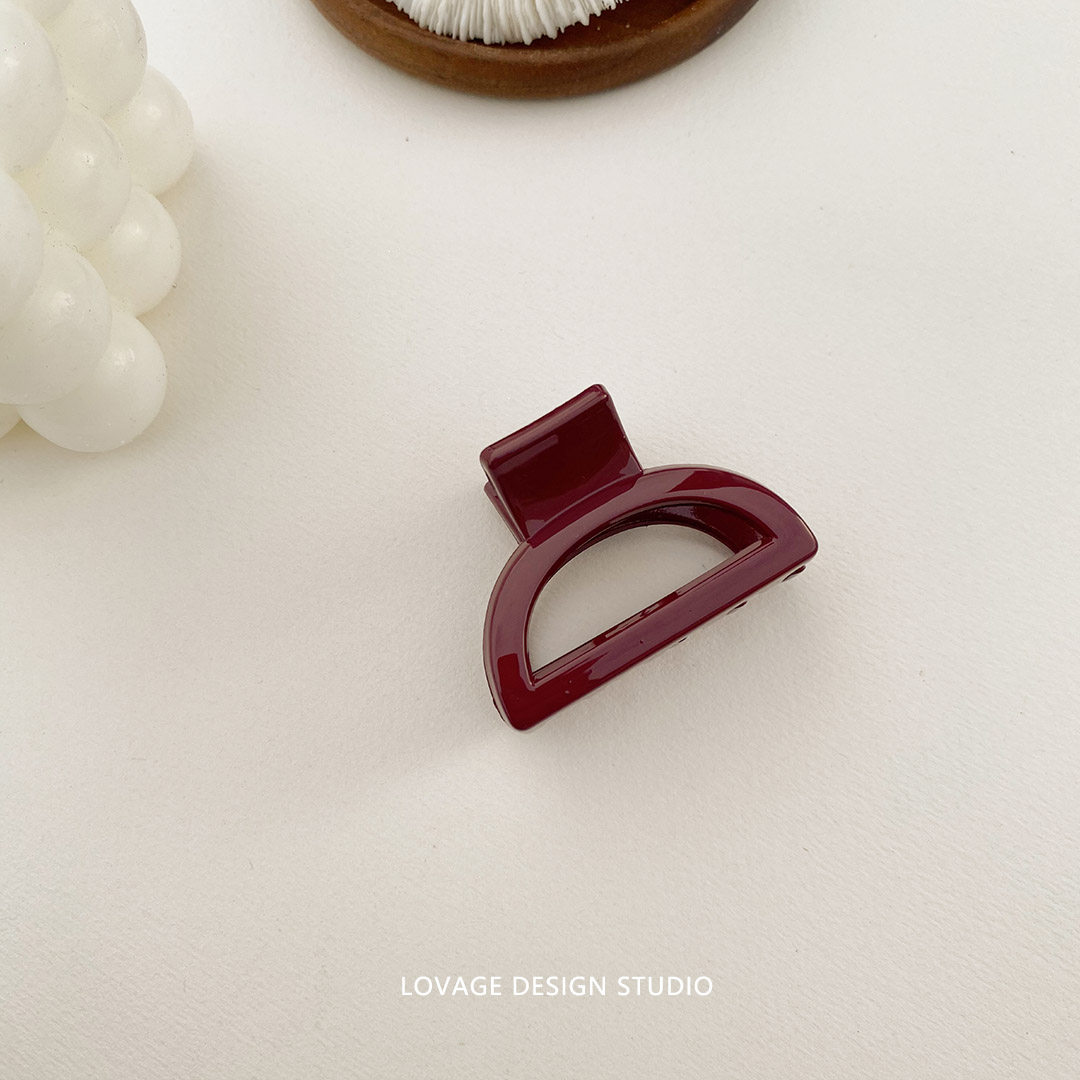 彩色醋酸小号抓夹简约法式刘海边夹发爪发夹韩国头饰品迷你小卡子