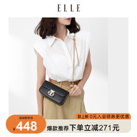 ELLE女包2022新款魔方链条包女斜挎包单肩包包女腋下豆腐包小方包