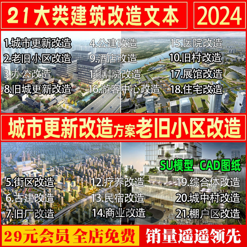 2024城市更新老旧小区旧城改造案