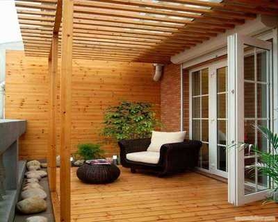 户外防腐木碳化木葡萄架地板围栏廊架凉亭露台楼梯扶手樟子松吊顶