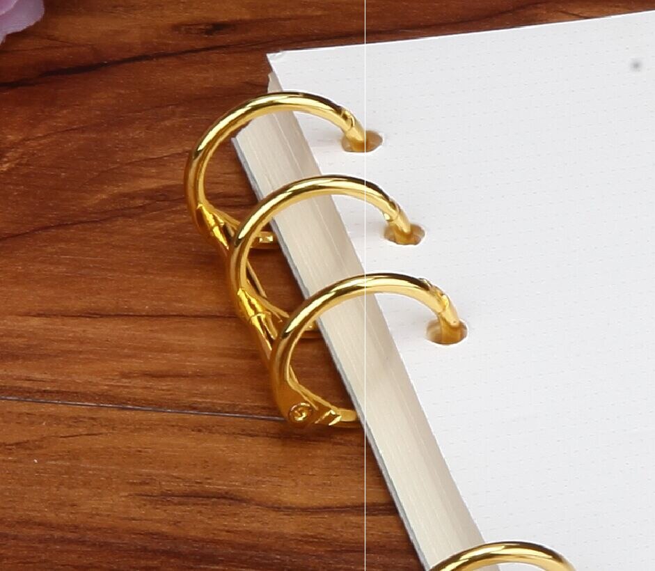 装订铁圈三爪活页扣环圈装订铁圈铁环开口圈钥匙活页铁环装订配件