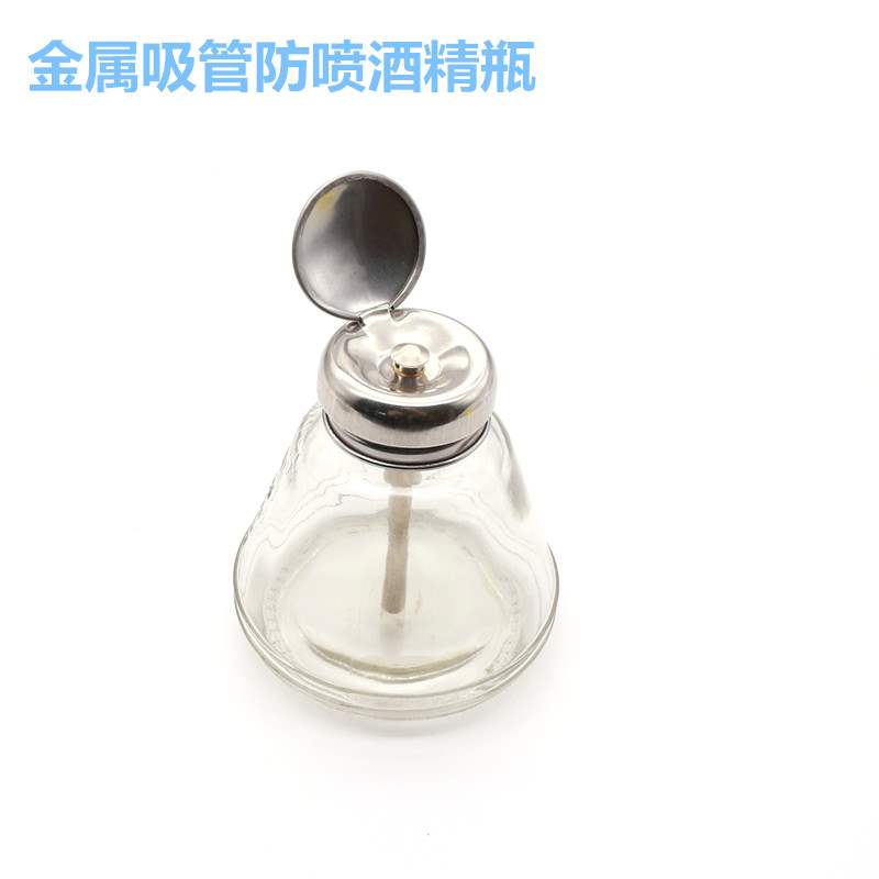 按压酒精油瓶玻璃瓶式洗板水液体瓶不锈钢头白电天那水瓶酒精壶|ruв категории оборудование/инструменты, ручной инструмент, сварка струей, канифоль - от Buy2taobao.com для оказания профессиональной услуги покупки агента Taobao