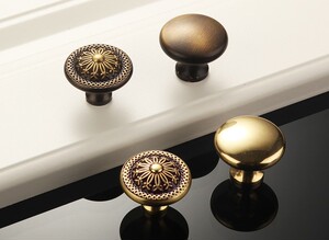 美式拉手纯铜图片