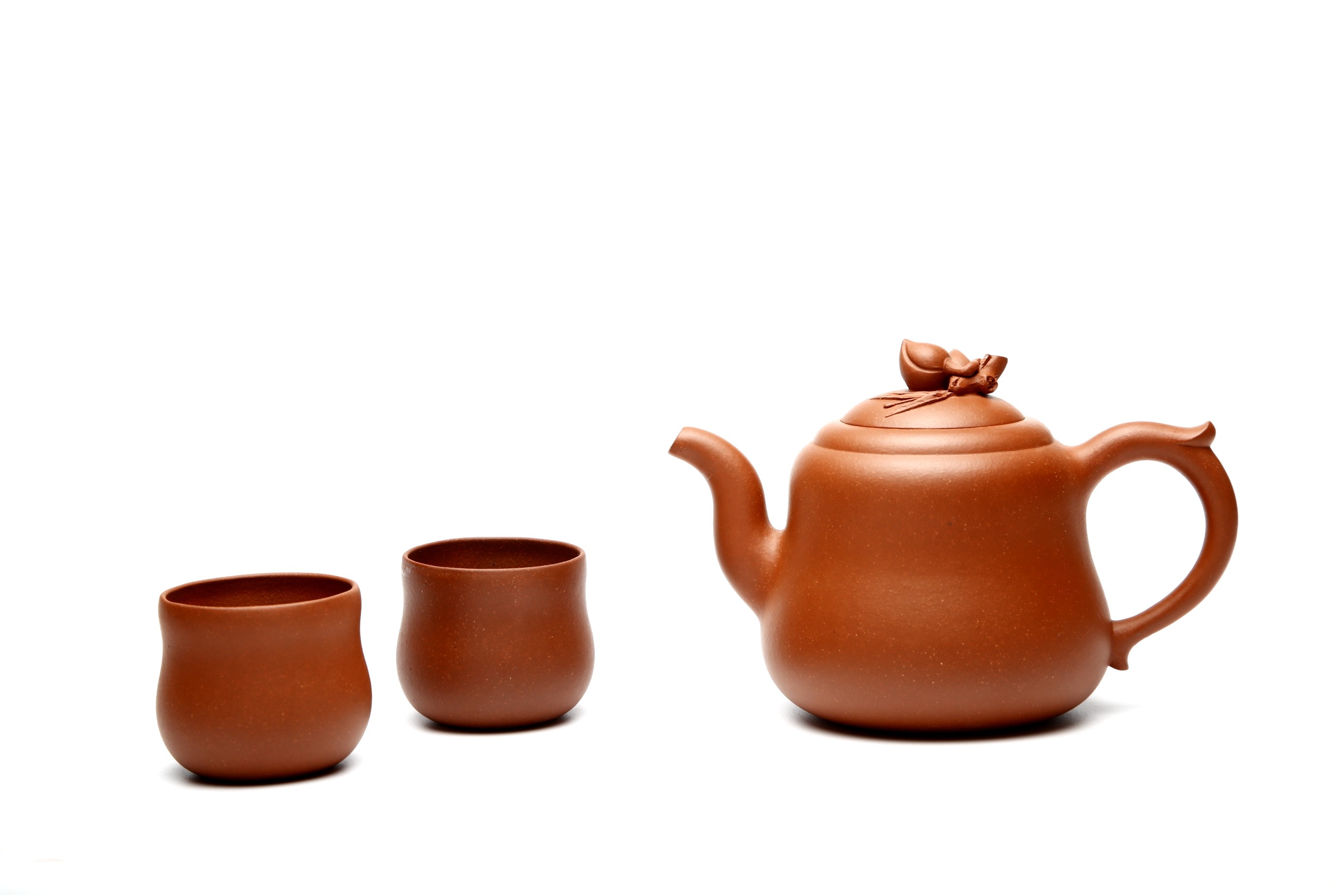 范家壶庄 艺师 姚丽云 手工制雪桃套壶