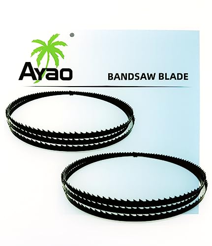 AYAO 93-1/2 Inch X 1/4 Inch X 6TPI Band Saw Blade  2-Pack