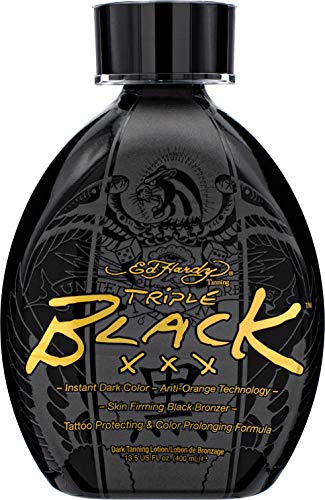 Ed Hardy BLACK XXX 即时深色美黑乳液 13.5 盎司