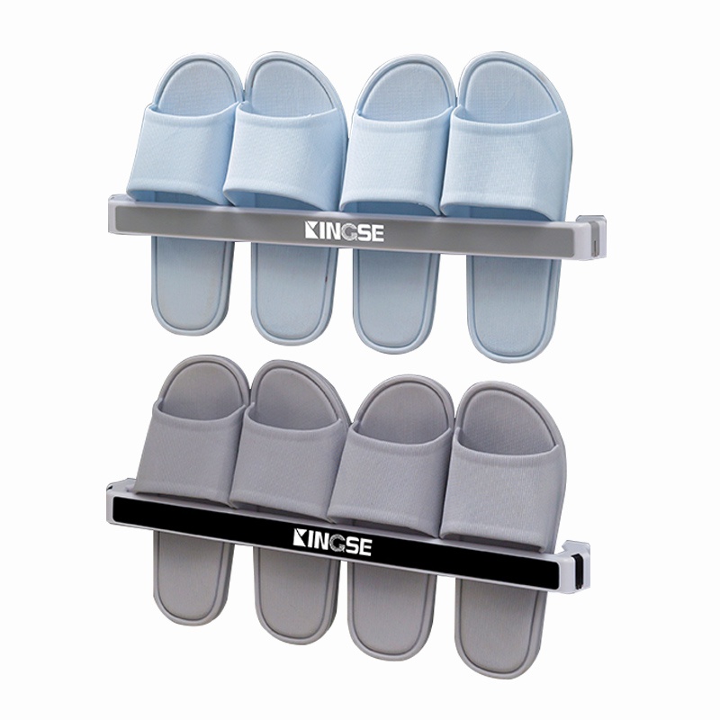 速发Bathroom Slipper rack no punching on walls hanging bathr