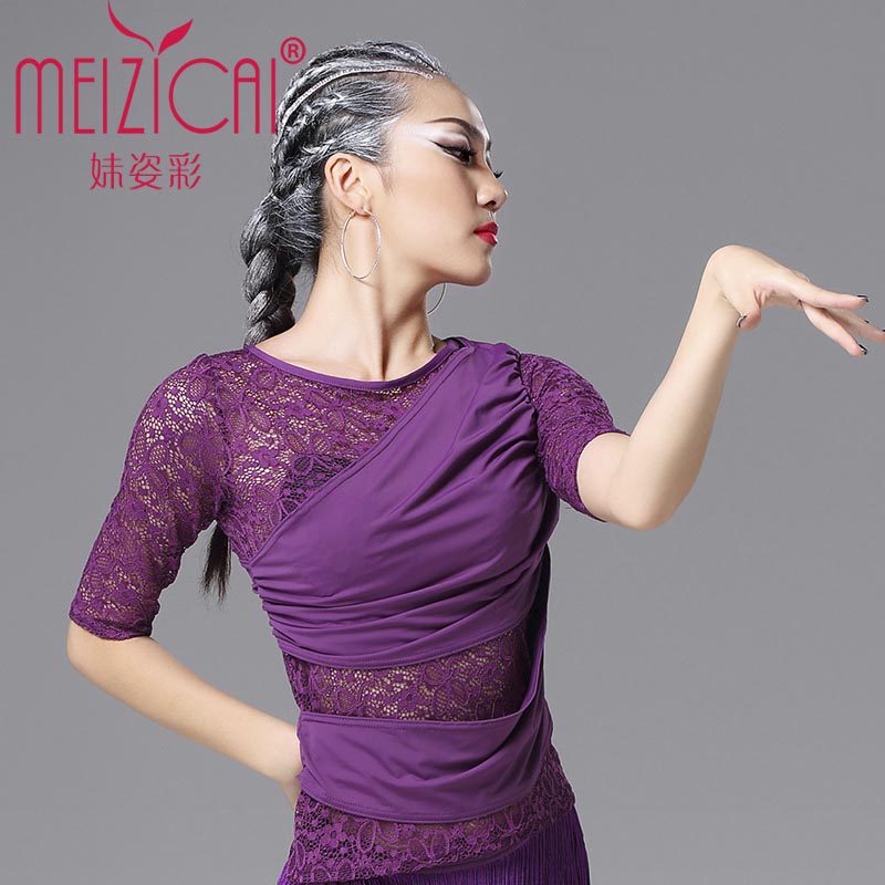 拉丁舞服装上衣2019新款拉丁舞蹈服装上装拉丁舞蕾丝练习上衣在类目 运动/瑜伽/健身/球迷用品, 舞蹈/健美操/体操, 拉丁舞, 拉丁舞上装中 - 来自Buy2taobao.com提供专业的淘宝代购服务