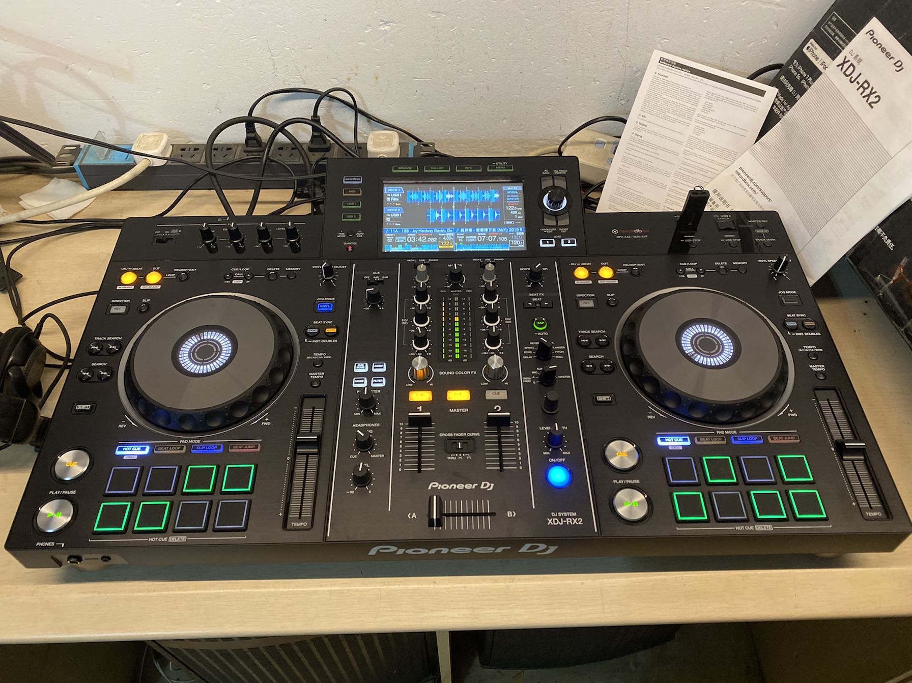 二手先锋打碟机 rx2 xdj pioneer 便宜转让 几乎全新 rx2 先锋xdj
