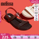 Melissa梅丽莎女士新款时尚窄面搭扣凉鞋33541