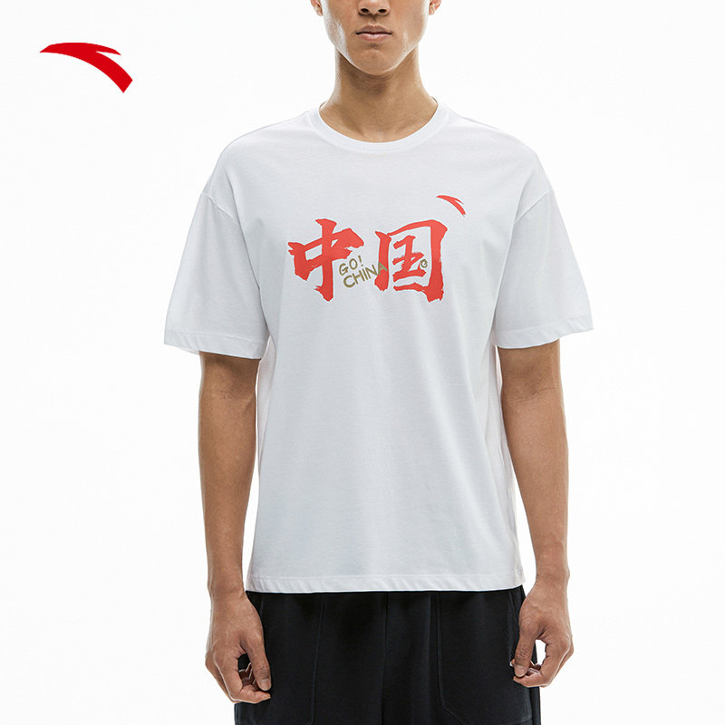 安踏中国短袖男女2021夏季运动t
