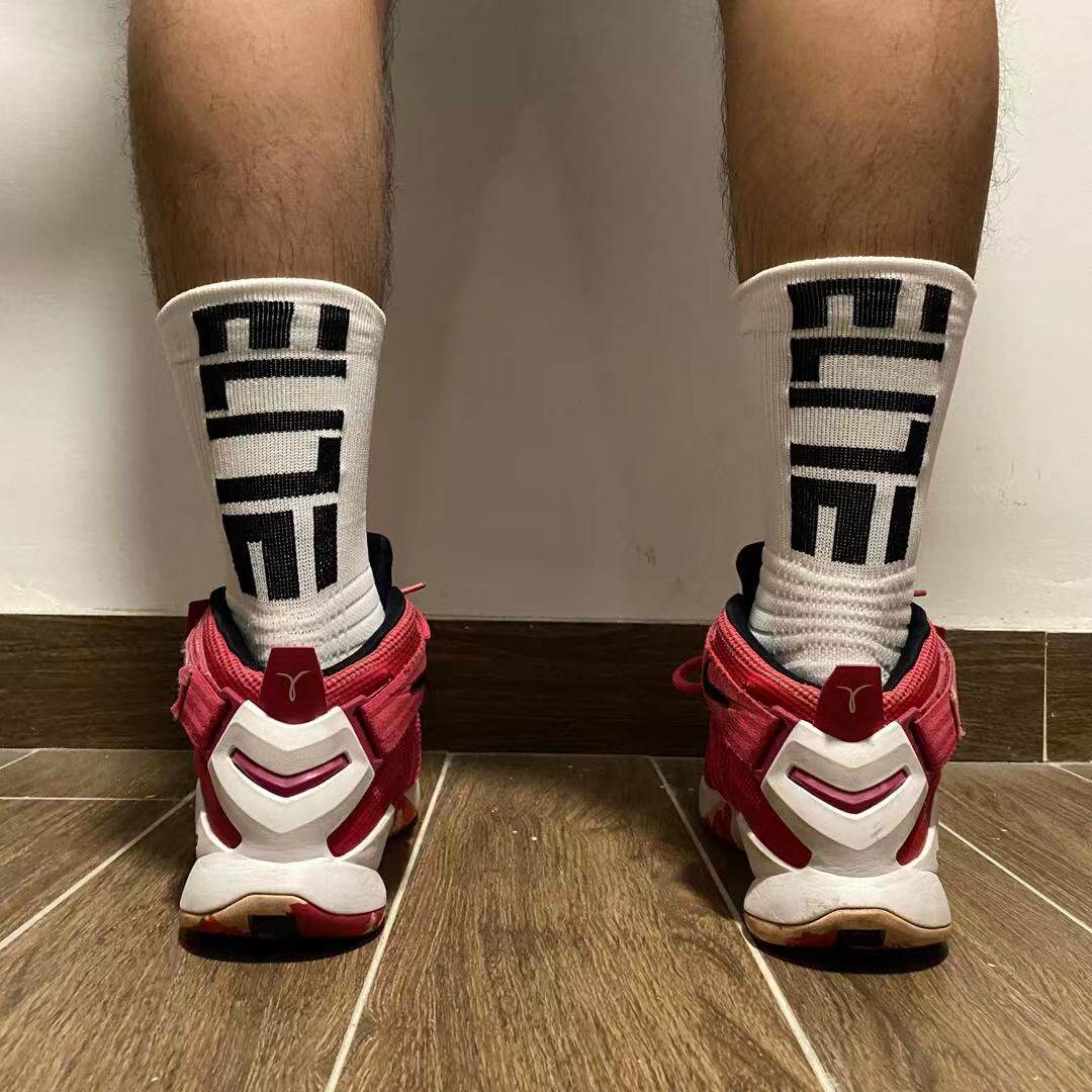 elite篮球袜精英袜毛巾底字母潮流运动高帮透气吸汗