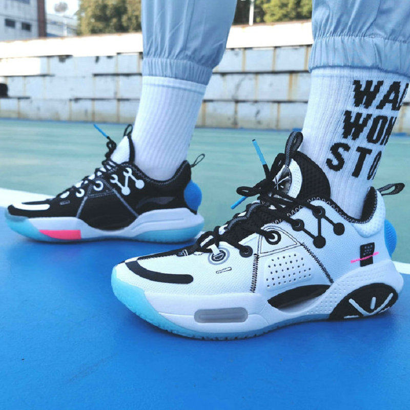 李宁韦德之道全城9棉花糖男子防滑减震回弹42篮球鞋abar005015