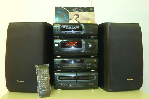 二手原装日本进口松下sbch505x组合音响低音超好音质cd随身听