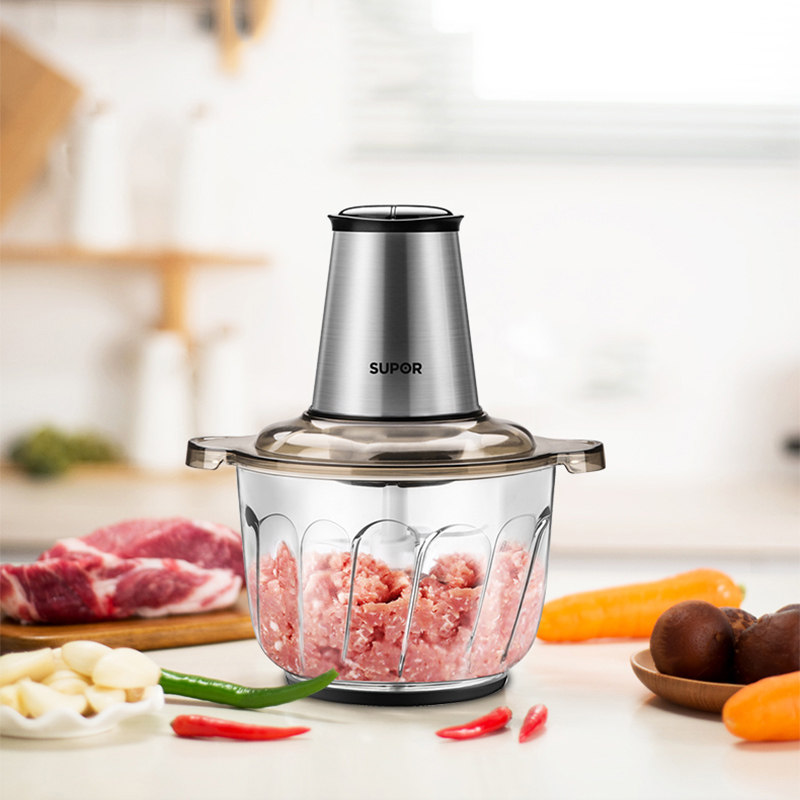 苏泊尔厨房料理机打碎姜蒜搅碎机搅肉馅多功能全自动绞馅机大容量