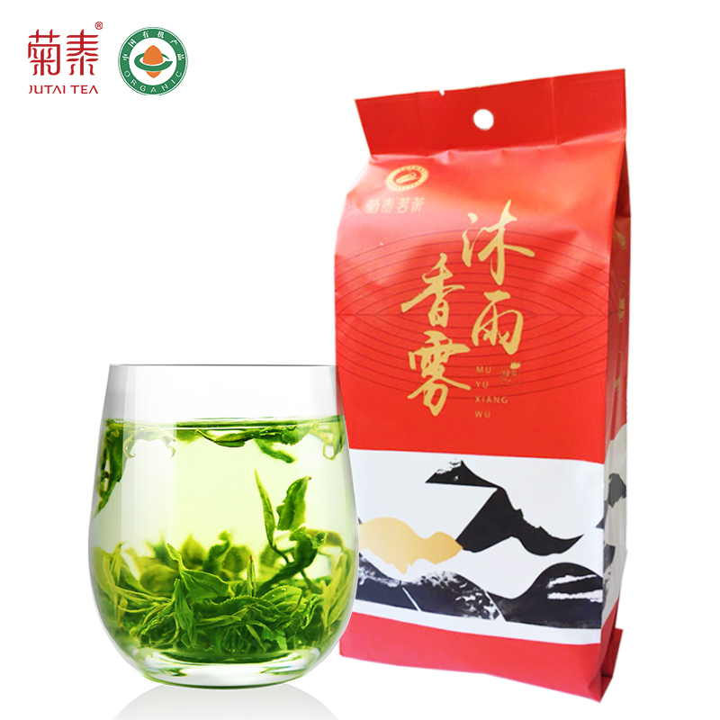 菊泰2024年新茶有机茶安徽滁州地方特产沐雨香雾绿茶75g袋装