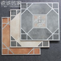 新品特价仿古砖客厅瓷砖地砖复古砖拼花防滑卧室地板砖建材花砖