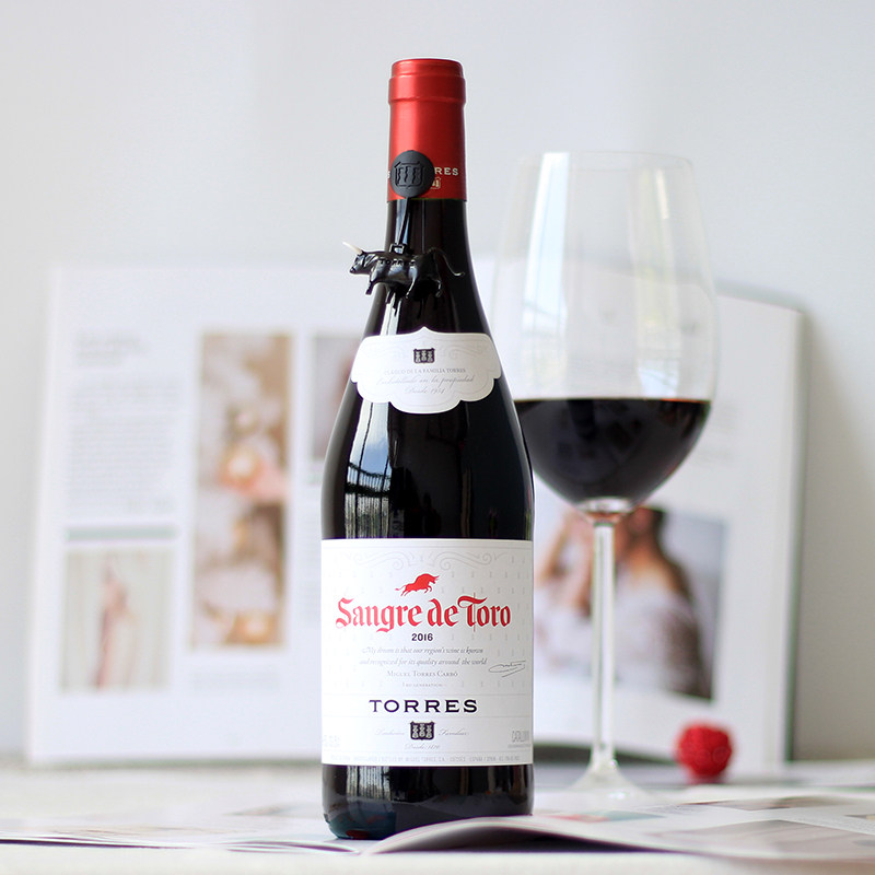 西班牙桃乐丝公牛血干红葡萄酒torres sangrede toro原瓶进口红酒