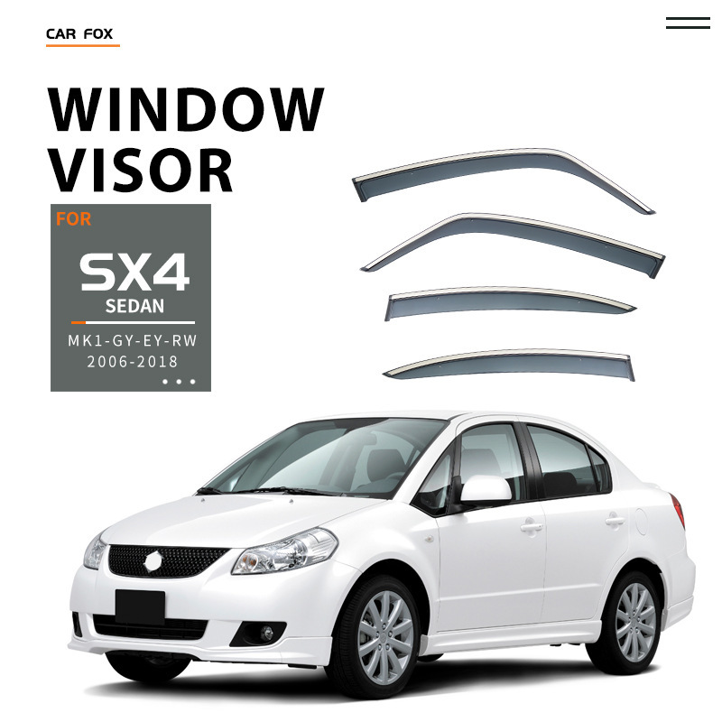 适用铃木SX4天语锋驭尚悦酷锐骑晴雨挡SX4 S-CROSS Window visor