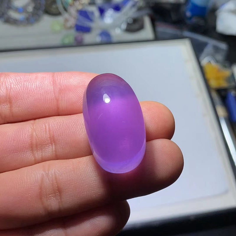 13线紫水晶手串手链手工DIY