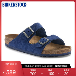 BIRKENSTOCK勃肯软木拖鞋男女外穿时尚双扣拖鞋Arizona系列