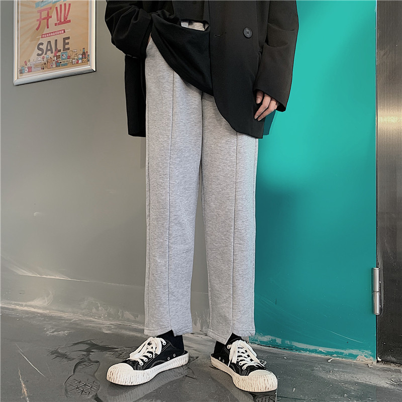 控价 5 秋冬休闲裤 韩版学生萝卜裤加绒暖暖运动裤子一件代发裤