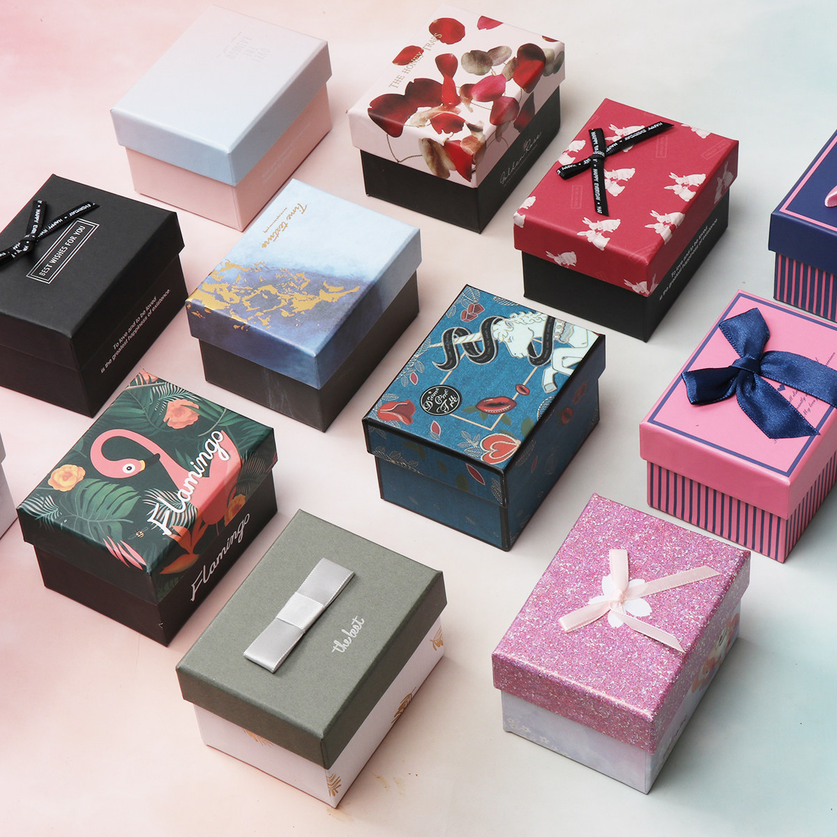 女神节生日口红礼物盒包装盒小号精美简小盒子空盒子精致迷你礼盒