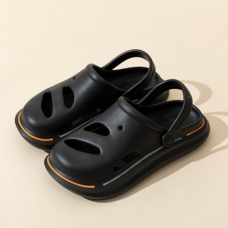 洞洞鞋男夏季包头拖外穿防滑防臭运动透气男鞋沙滩yeezy镂空凉鞋