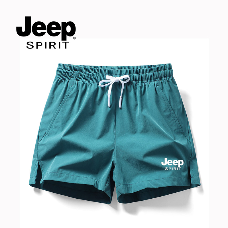 JEEP/吉普运动休闲短裤男夏季健身跑步冰丝速干透气裤宽松三分裤