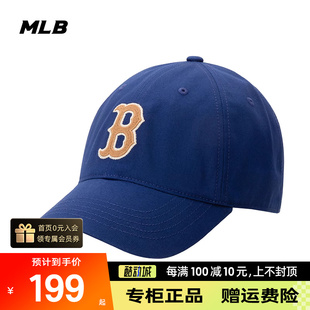 MLB男女同款棒球帽2024春季新款帽子运动休闲时尚鸭舌帽3ACPB064N