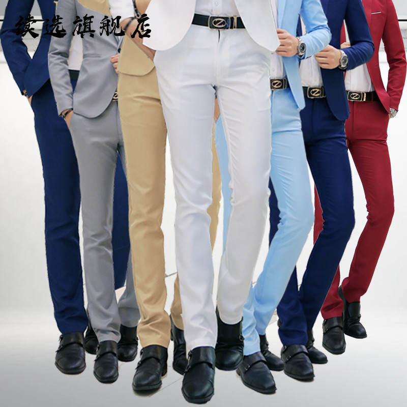 西裤男直筒宽松中年男士西装裤商务正装夏季薄款藏青黑色西服裤春|ruв категории Мужская одежда, брюки - от Buy2taobao.com для оказания профессиональной услуги покупки агента Taobao