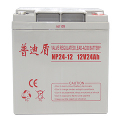 普迪盾蓄电池12V24AH/NP24-12 UPS电源EPS直流屏专用免维护蓄电池