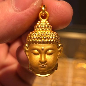 金项链吊坠如来佛祖图片