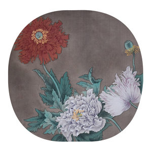 纯手绘国画工笔画字画虞美人图艺术品宋画古风书房卧室客厅装饰画