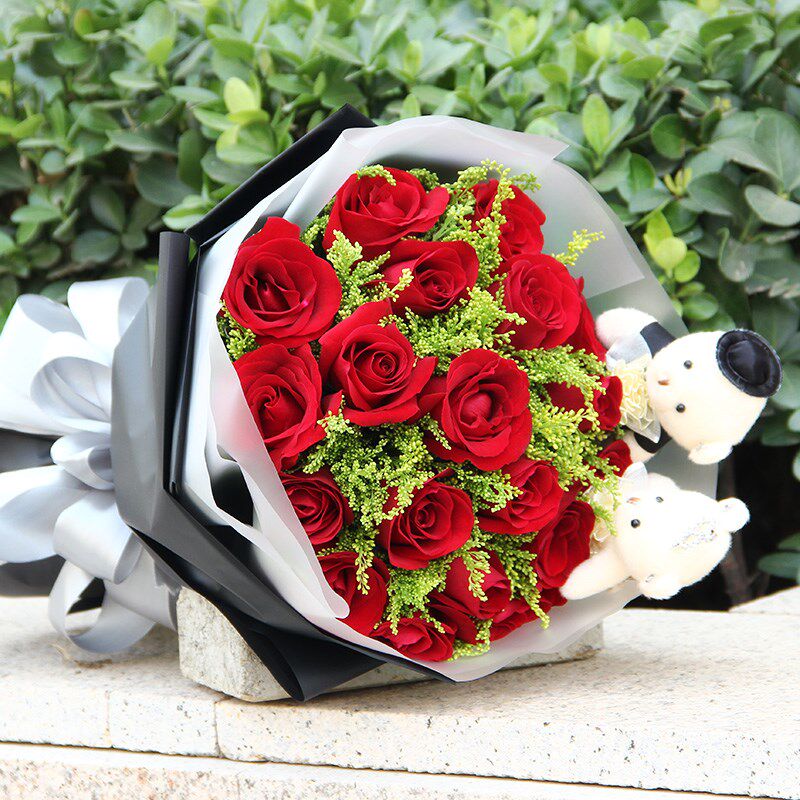 11朵玫瑰花束