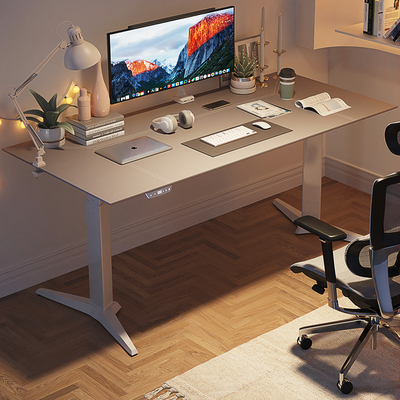 家用智芯电动升降台式书桌卧室电竞网红智能办公桌子电脑桌