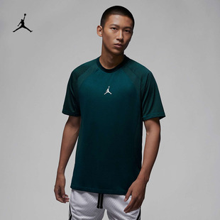 耐克/NIKE JORDAN男子跑步训练速干运动短袖T恤DZ0576-010-410