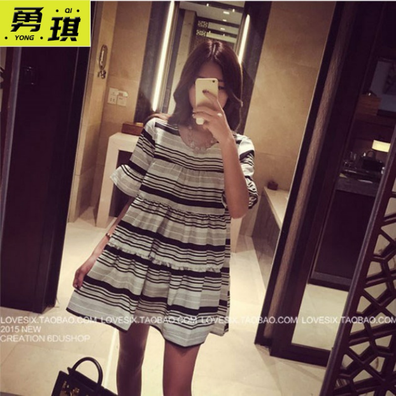 200斤加肥加大码女装胖mm夏韩版显瘦娃娃裙胖妹妹麻连衣裙女|ruв категории Женская одежда, женской одежды - от Buy2taobao.com для оказания профессиональной услуги покупки агента Taobao