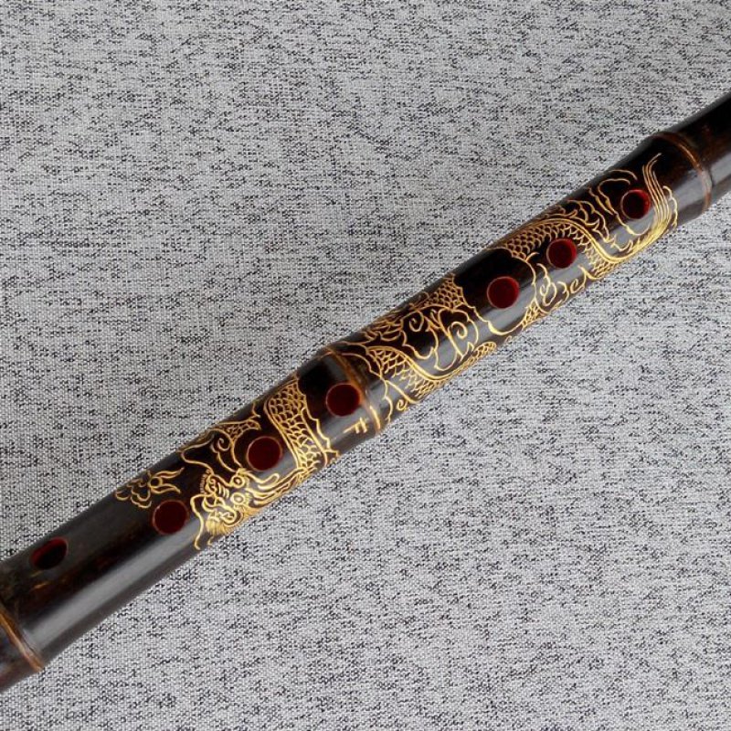 欧特海九节箫专业演奏箫乐器八孔九目十节紫竹洞箫张海船签名萧包