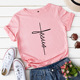纯棉女T恤S-5XL宽松创意短袖Ladies tshirt Women Cotton T-shirt