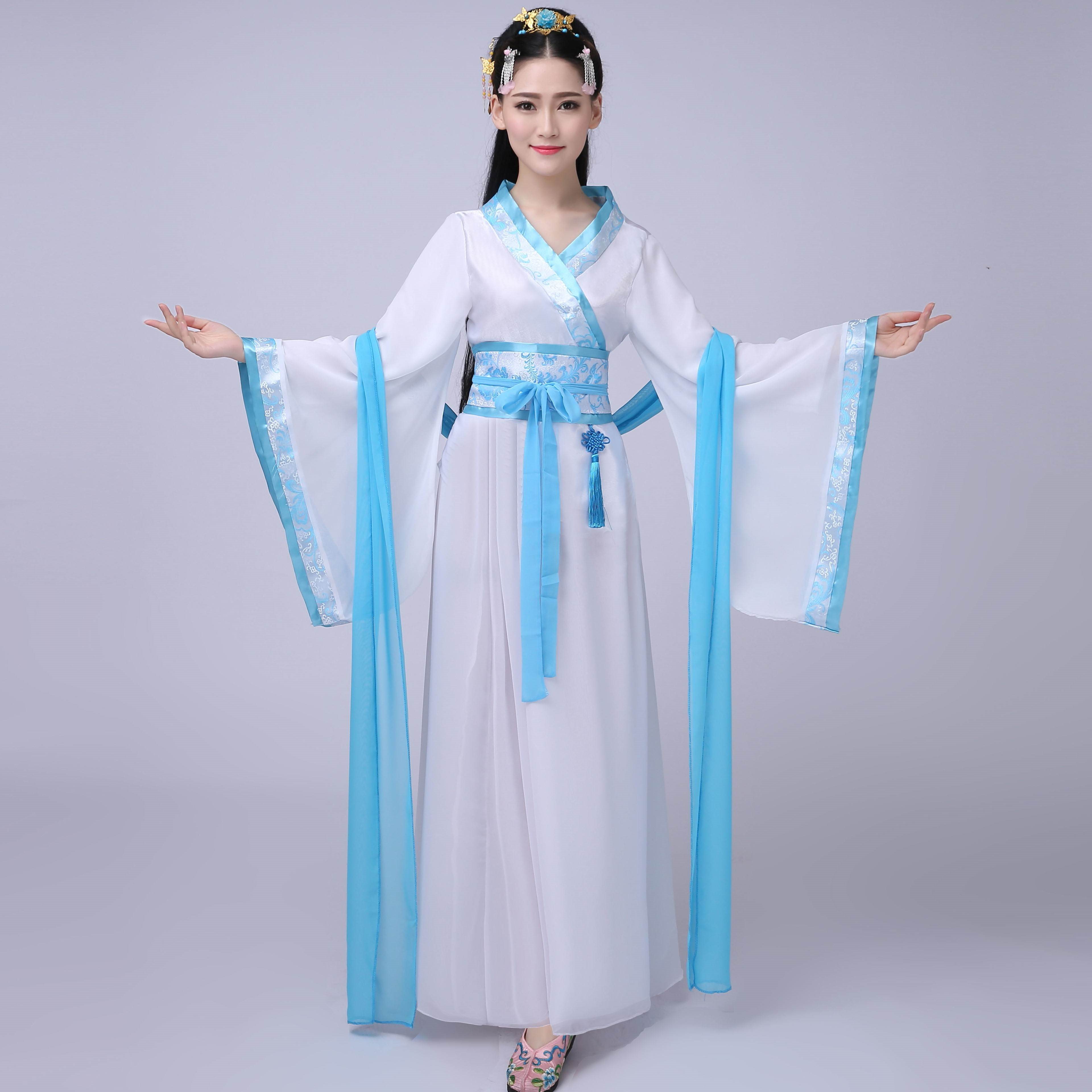 唐朝古装女 公主 仙女汉服_古装仙女服装唐朝古代汉服演出服装舞蹈服