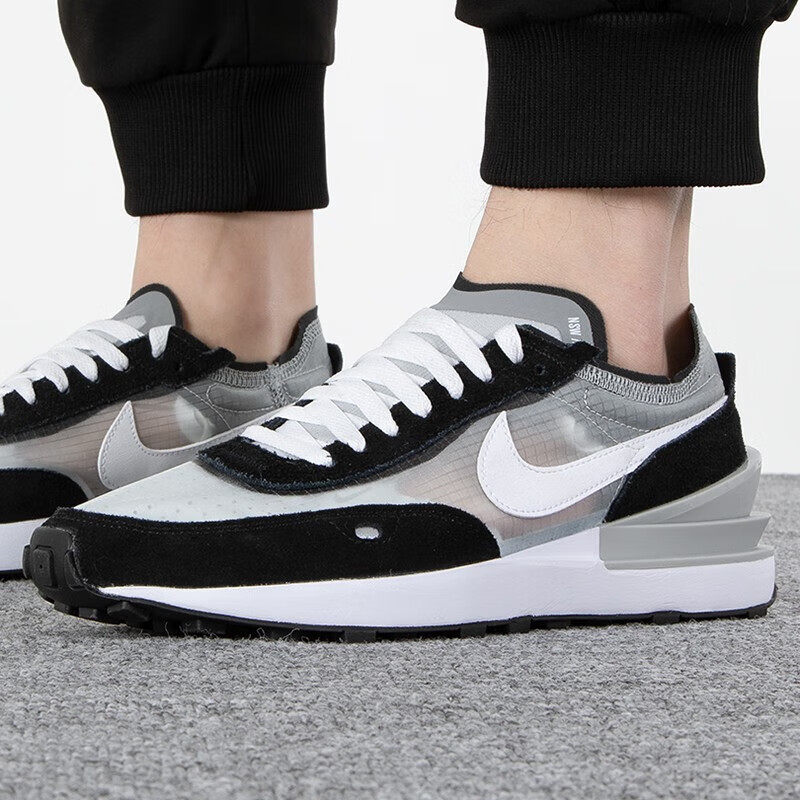 耐克nike华夫鞋男waffle网面透气运动鞋复古慢跑鞋da7995-100运动休闲