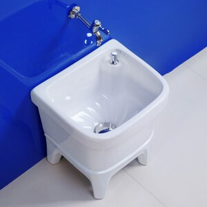 拖把池家用阳台双驱动洗拖布池墩布池拖地盆落地式陶瓷水池槽