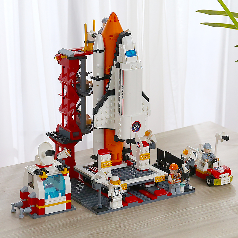 乐高积木火箭儿童拼装玩具益智力动脑10开发7男孩生日礼物6岁以上