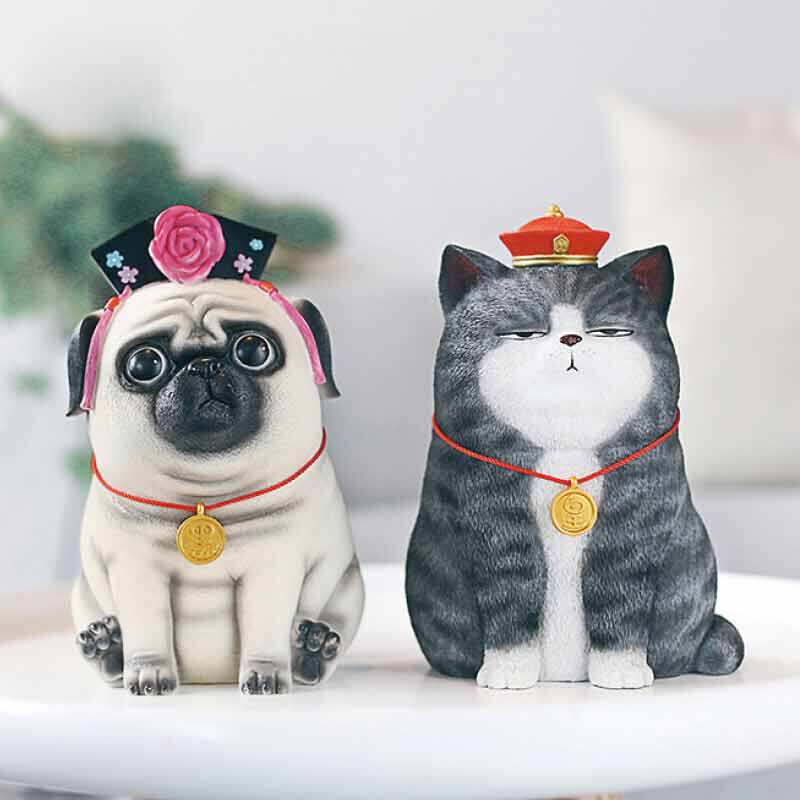 吾皇万睡巴扎黑存钱罐儿童储蓄罐家用大容量网红同款女生可爱摆件