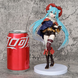 未来初音手办 童话仙境 可爱 穿靴子的猫 礼物动漫美女二次元摆件