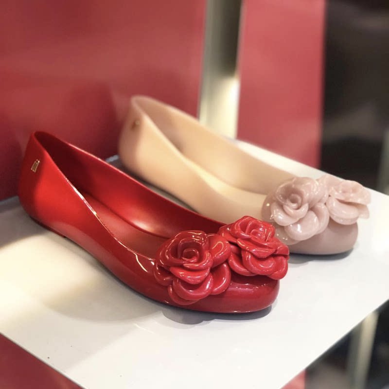 梅丽莎果冻鞋_梅丽莎melissa果冻鞋女鞋花朵单鞋 2019年新款巴西专柜