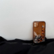 Trolls|韩国ins小众复古焦糖色琥珀链条手机壳适用华为mate40pro/p60透明棕色nova8/9荣耀50手链软壳iphone14