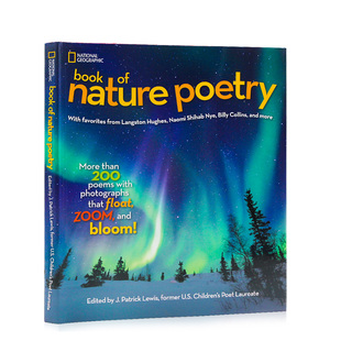 进口英文原版正版 美国国家地理 美自然诗集 National Geographic Book of Nature Poetry 英文原版 精装大开本儿童自然百科全书